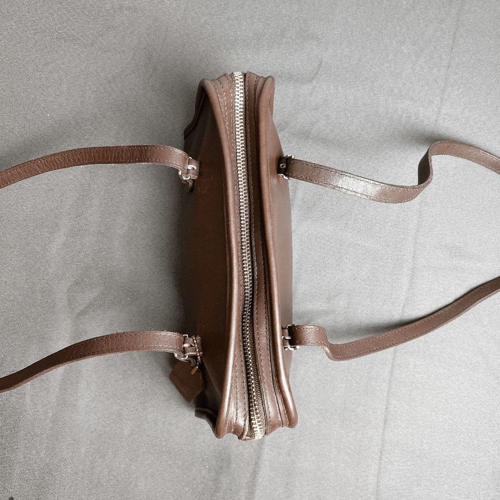 Coach Vintage  Brown Swing Zip Shoulder bag Retro purse 9051 - Picture 7 of 9